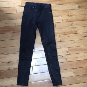 Carmar black wax jeans